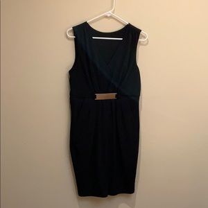 Black short dress.
